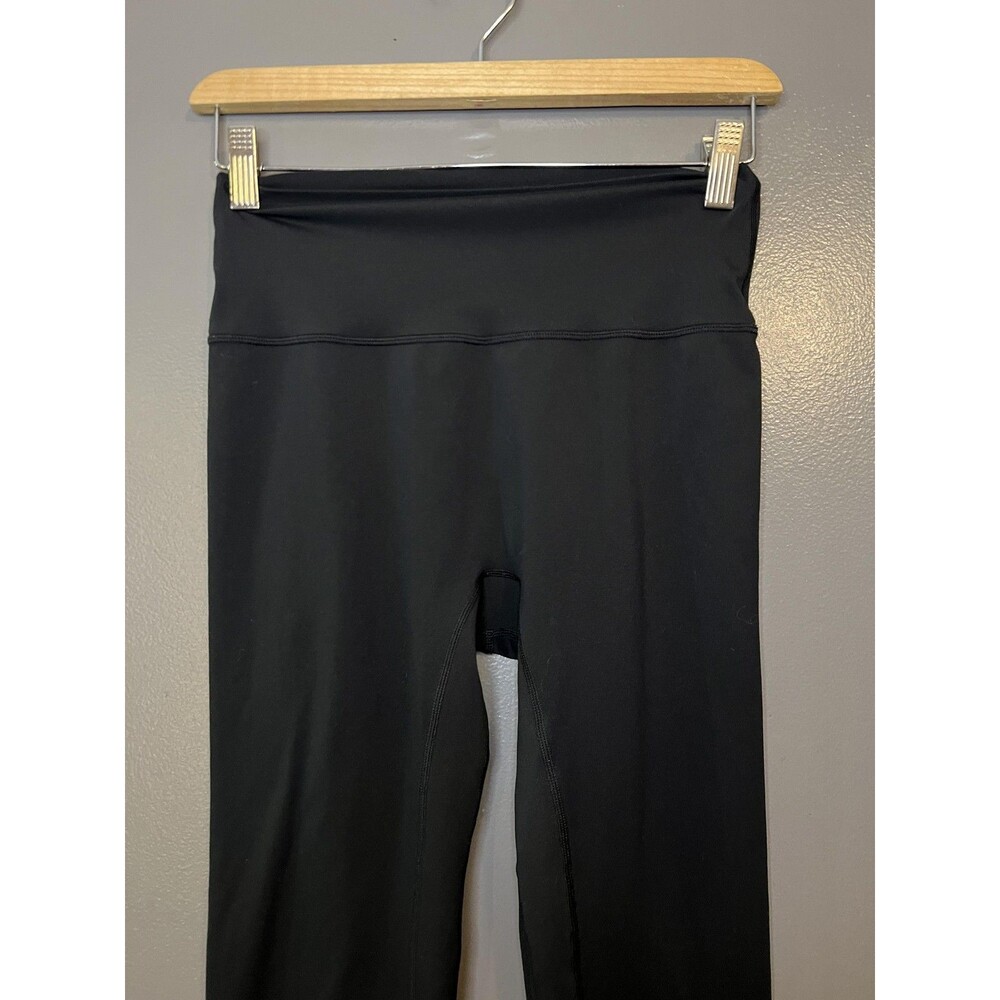 Level Leggings Womens Medium Black High Rise Yoga Athletic Polyester Spandex